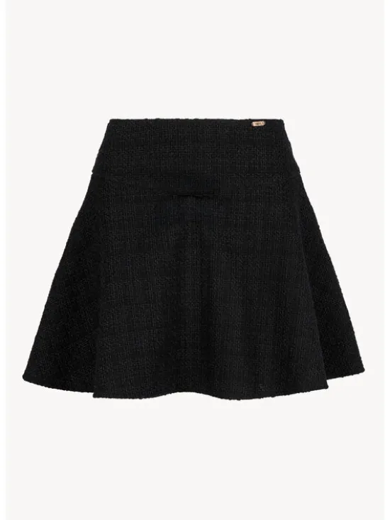 BIZUU Spódnica mini WENDYS Czarny Standard Fit