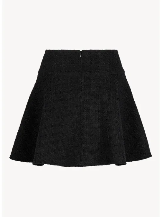 BIZUU Spódnica mini WENDYS Czarny Standard Fit