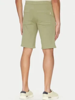 Blend Szorty materiałowe 20718156 Zielony Regular Fit