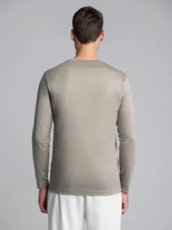 Borgio Longsleeve Milazzo Szary Slim Fit