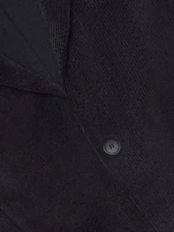 Borgio Marynarka alluvioni Czarny Slim Fit