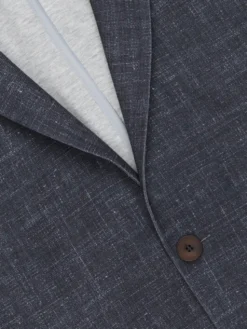 Borgio Marynarka lumarzo Granatowy Slim Fit