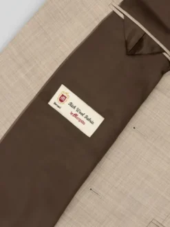 Borgio Marynarka Morgano Beżowy Slim Fit