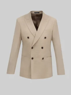 Borgio Marynarka Morgano II Beżowy Slim Fit