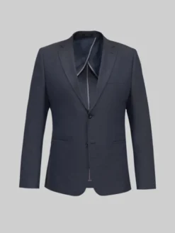 Borgio Marynarka termini Szary Super Slim Fit