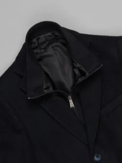 Borgio Płaszcz zimowy sorianello_g Granatowy Slim Fit