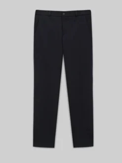 Borgio Spodnie garniturowe gavello_g Granatowy Slim Fit