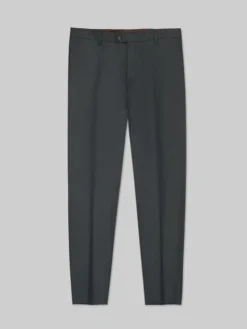 Borgio Spodnie garniturowe zogno Zielony Slim Fit