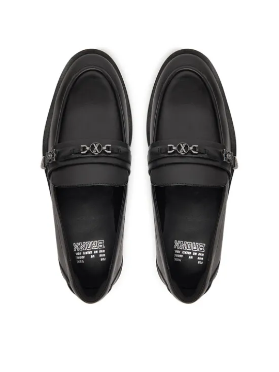 Bronx Loafersy Next Wagon 66652-US Czarny
