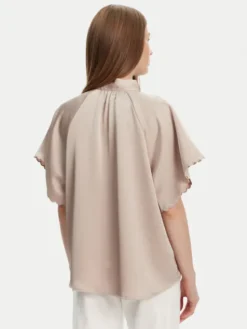 Bruuns Bazaar Bluzka Beckia Wendi BBW4439 Beżowy Regular Fit