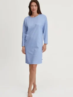Calida Koszula nocna 36152 Niebieski Comfortable Fit