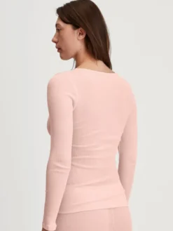 Calida Koszulka piżamowa 15695 Różowy Slim Fit
