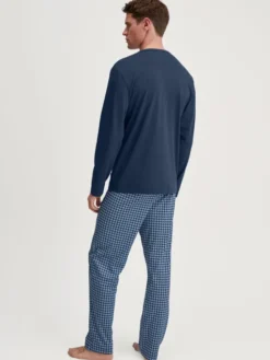 Calida Piżama 46287 Granatowy Regular Fit