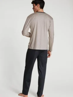 Calida Piżama 40686 Granatowy Regular Fit
