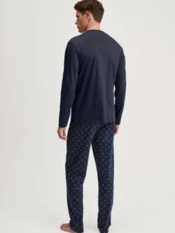 Calida Piżama 45480 Granatowy Regular Fit