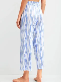 Calida Spodnie piżamowe 28424 Biały Comfortable Fit