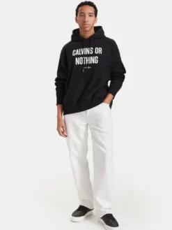 Calvin Klein Jeans Bluza Calvins Or Nothing LV04RH245G Czarny Regular Fit