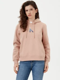 Calvin Klein Jeans Bluza Gradient J20J224721 Pomarańczowy Regular Fit