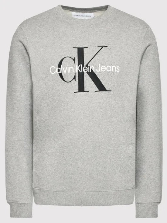 Calvin Klein Jeans Bluza J30J320933 Szary Regular Fit