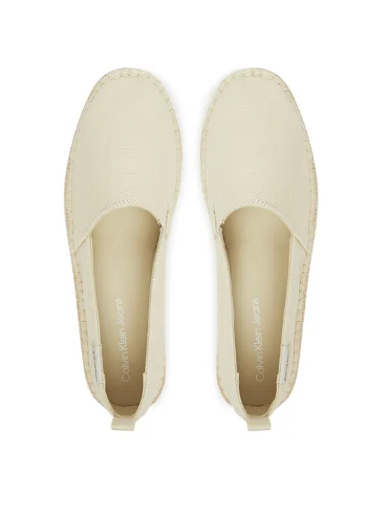 Calvin Klein Jeans Espadryle Platform Espadrille Ml Cs YW0YW01871 Beżowy