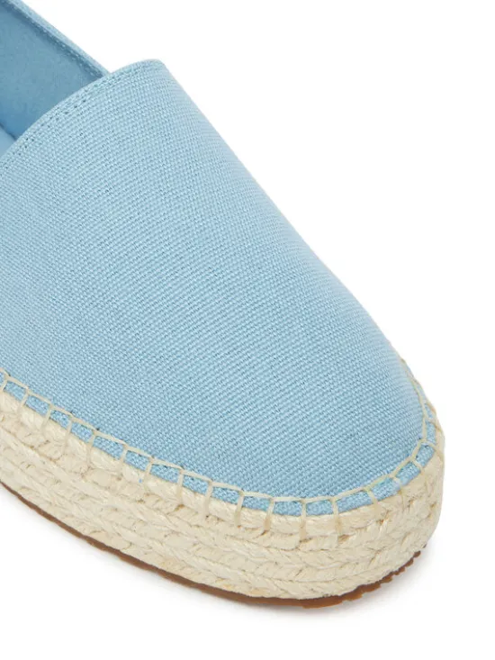 Calvin Klein Jeans Espadryle Platform Espadrille Ml Cs YW0YW01871 Błękitny