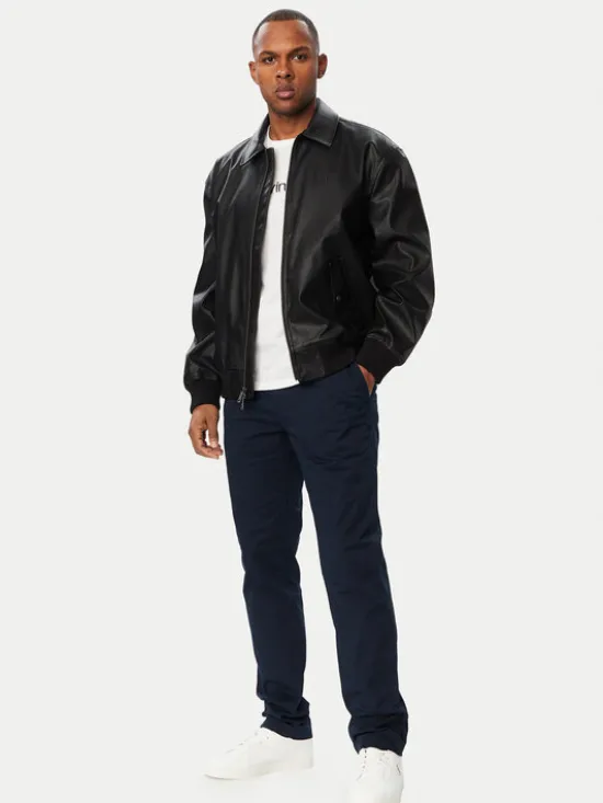 Calvin Klein Jeans Jeansy LV040EM716 Czarny Straight Fit