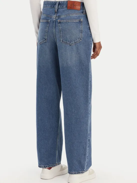 Calvin Klein Jeans Jeansy LV047E626G Niebieski Barrel Fit
