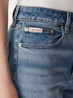 Calvin Klein Jeans Jeansy LV047F951G Niebieski Mom Fit