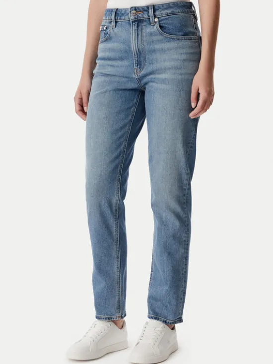 Calvin Klein Jeans Jeansy LV047F951G Niebieski Mom Fit