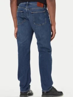 Calvin Klein Jeans Jeansy LV04LB782G Niebieski Straight Fit