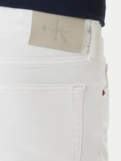 Calvin Klein Jeans Jeansy LV04RF751G Écru Slim Fit