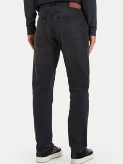 Calvin Klein Jeans Jeansy LV04RF947G Czarny Tapered Fit