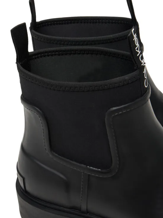 Calvin Klein Jeans Kalosze Combat Rain Boot YM0YM01376 Czarny