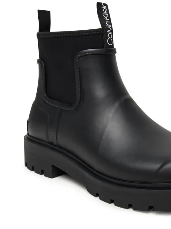 Calvin Klein Jeans Kalosze Combat Rain Boot YM0YM01376 Czarny