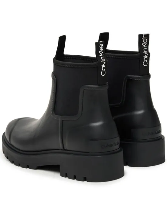 Calvin Klein Jeans Kalosze Combat Rain Boot YM0YM01376 Czarny