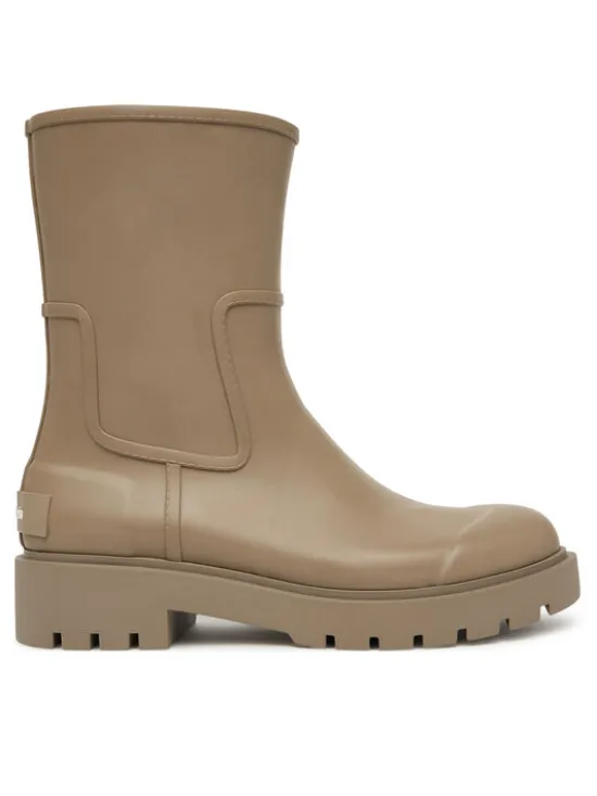 Calvin Klein Jeans Kalosze Mid Rainboot Rubber YW0YW02004 Brązowy