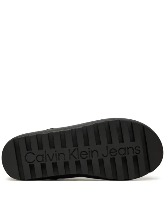 Calvin Klein Jeans Kapcie Home Anke Slipper YW0YW01592 Czarny