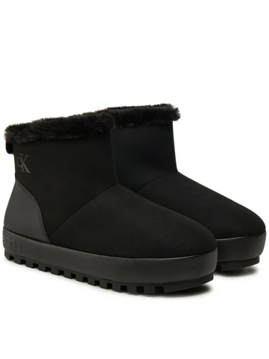 Calvin Klein Jeans Kapcie Home Anke Slipper YW0YW01592 Czarny