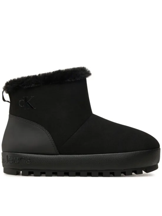 Calvin Klein Jeans Kapcie Home Anke Slipper YW0YW01592 Czarny
