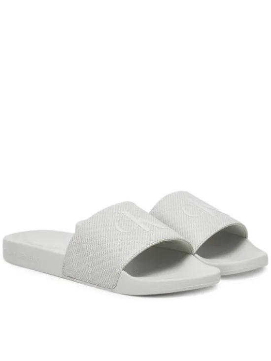 Calvin Klein Jeans Klapki Slide Aop Print YM0YM01269 Szary