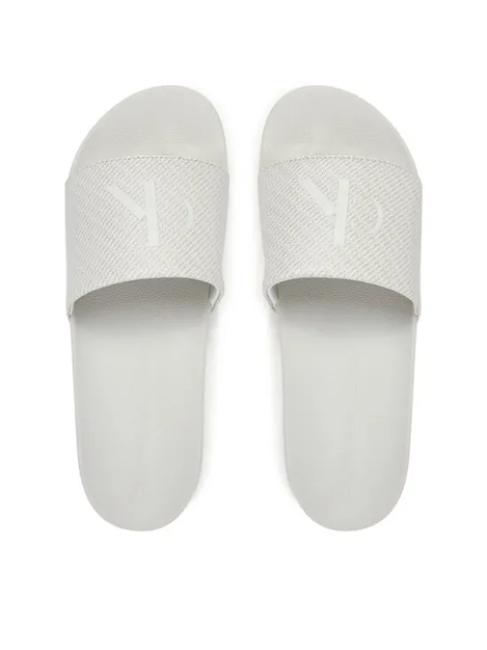 Calvin Klein Jeans Klapki Slide Aop Print YM0YM01269 Szary