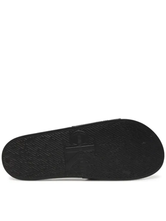 Calvin Klein Jeans Klapki Slide Aop Print YM0YM01269 Czarny