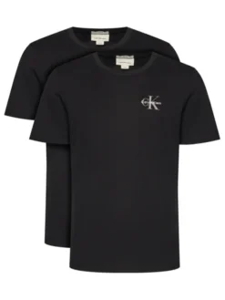 Calvin Klein Jeans Komplet t-shirtów LV04RF279G Czarny Regular Fit