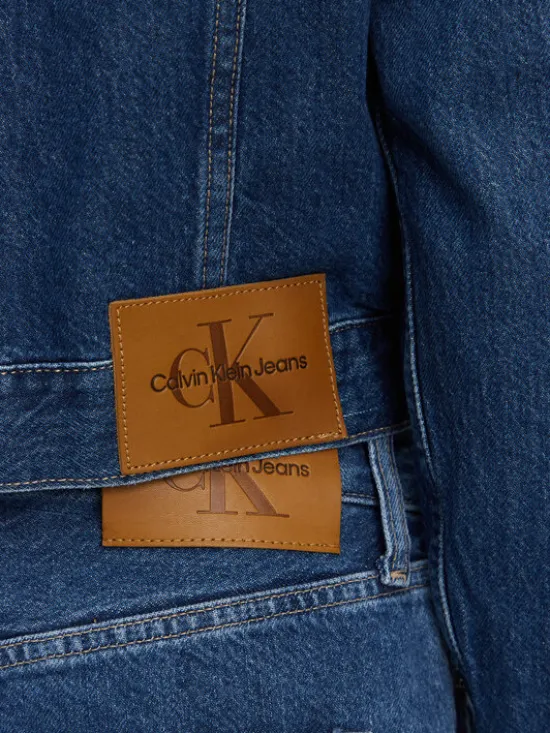 Calvin Klein Jeans Kurtka jeansowa 90's J20J225183 Niebieski Regular Fit