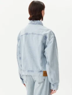 Calvin Klein Jeans Kurtka jeansowa J20J225186 Niebieski Boxy Fit