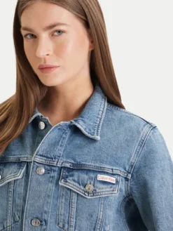 Calvin Klein Jeans Kurtka jeansowa Classic LV047E904G Niebieski Regular Fit