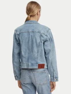 Calvin Klein Jeans Kurtka jeansowa LV047F672G Niebieski jasny Regular Fit