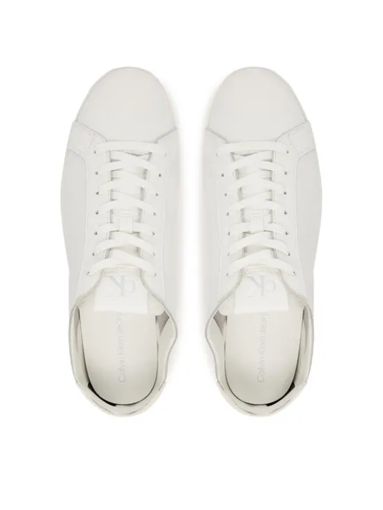 Calvin Klein Jeans Sneakersy Low Profile Cupsole Tmb Lth YM0YM01331 Biały