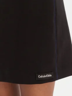 Calvin Klein Jeans Sukienka codzienna Ls Scuba Fit And Flare LV044D222G Czarny Regular Fit