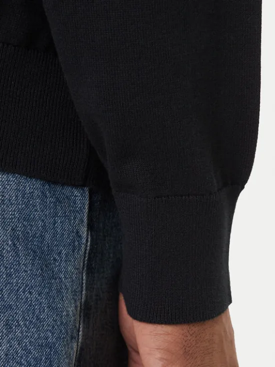 Calvin Klein Jeans Sweter LV04RC309G Czarny Regular Fit